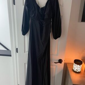 Elegant Black Women's Dress